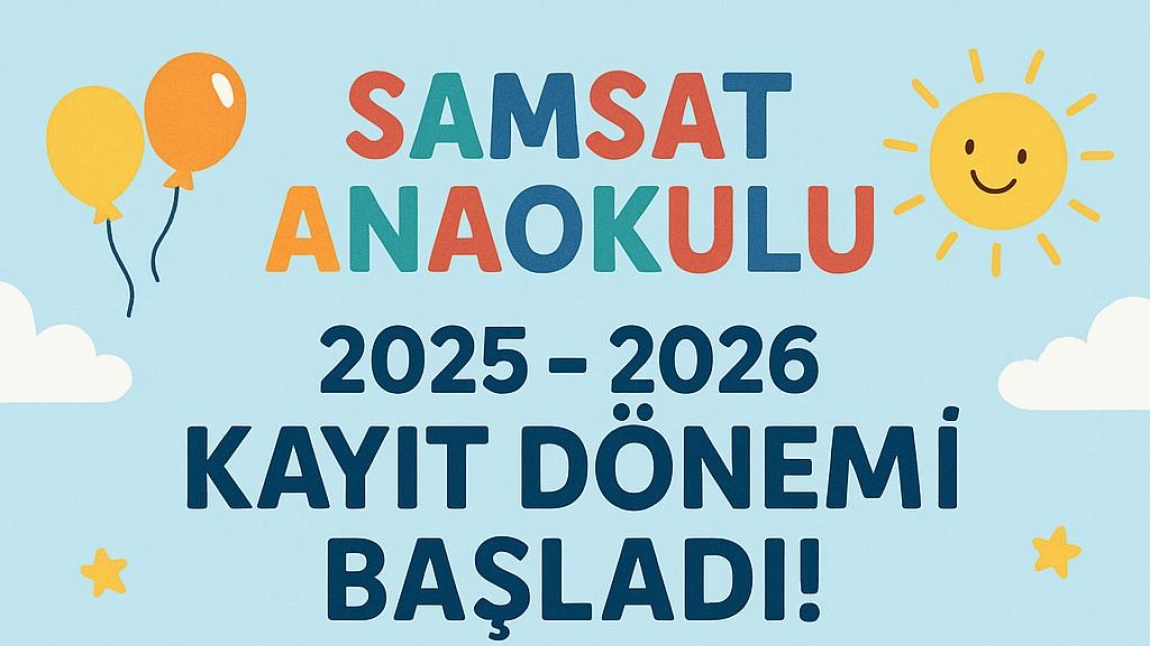 2025-2026 Eğitim Öğretim Yılı Kayıt Dönemi